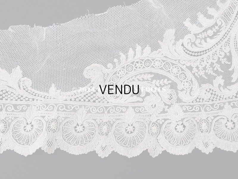 画像7: 19世紀 アンティーク ニードルレース ポワンドガーズの付け襟【ポワン・ド・ガーズ】