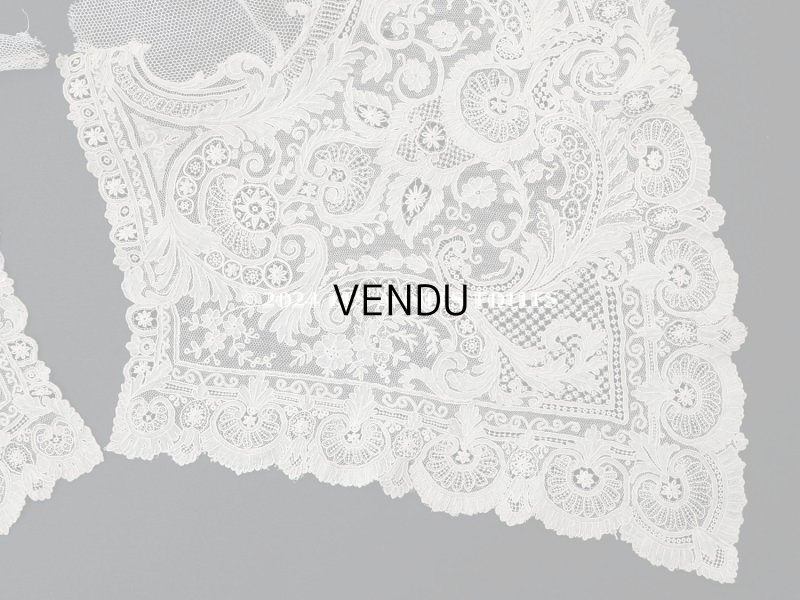 画像3: 19世紀 アンティーク ニードルレース ポワンドガーズの付け襟【ポワン・ド・ガーズ】