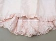 画像10: 1900年頃 アンティーク シルク製 ドレス用 淡いピンクのペチコート　