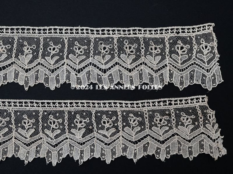 画像7: 19世紀末 アンティーク ニードルレース ポワンドガーズ 【 ポワン・ド・ガーズ 】43cm