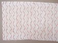 画像5: 1900年頃 アンティーク 薔薇のガーランド柄 コットン製ファブリック 