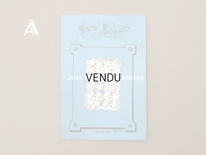 画像4: アンティーク マザーオブパール製 極小 ボタン 5mm パールホワイト 24ピース シェルボタン