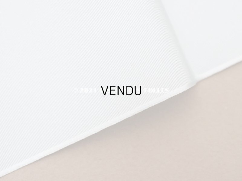 画像4: 未使用 1900年頃 アンティーク 未使用 シルクリボン 6.5cm幅  パウダーブルー 3.75m