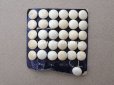 画像2: アンティーク ドール用 6mm リネンのくるみボタンのセット オフホワイト 6ピースのセット (2)