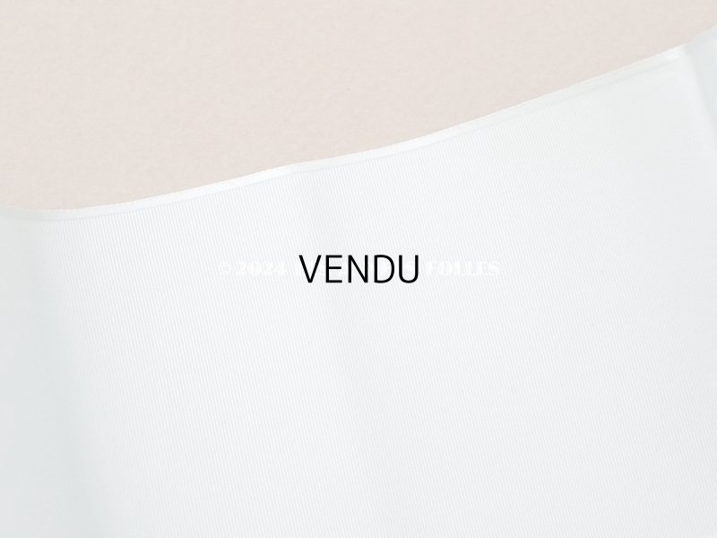 画像3: 未使用 1900年頃 アンティーク 未使用 シルクリボン 6.5cm幅  パウダーブルー 3.75m