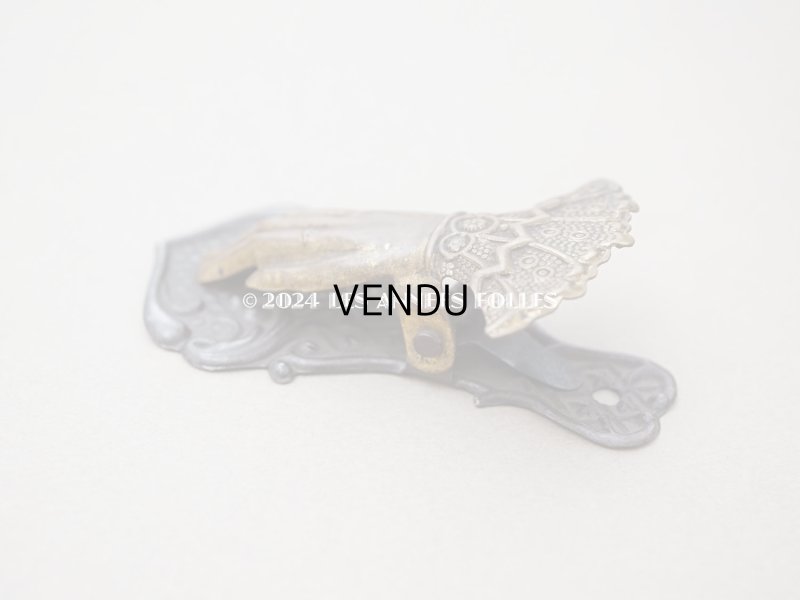 画像4: アンティーク ハンドモチーフの小さなクリップ