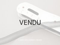 1900年頃 アンティーク シルク製 オーガンジー リボン ストライプ 1.8cm幅