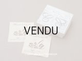 1900年頃 アンティーク 箱入り イニシャルシート モノグラム 2シート 【A】 -N°3- INITIALES BRODEES PLUMETIS-EXPRESS