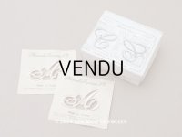 1900年頃 アンティーク 箱入り イニシャルシート モノグラム 2シート 【A】 -N°3- INITIALES BRODEES PLUMETIS-EXPRESS