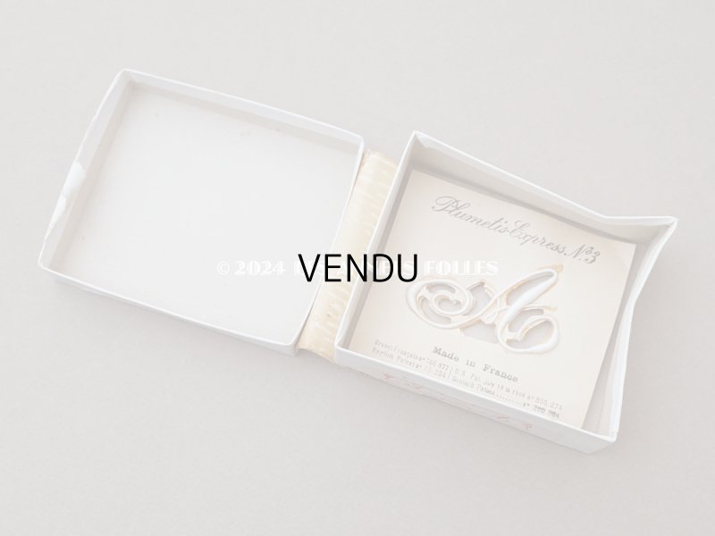 画像4: 1900年頃 アンティーク 箱入り イニシャルシート モノグラム 2シート 【A】 -N°3- INITIALES BRODEES PLUMETIS-EXPRESS