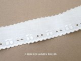 アンティーク スカラップレース カットワークレース 1.55m 2.9cm幅 