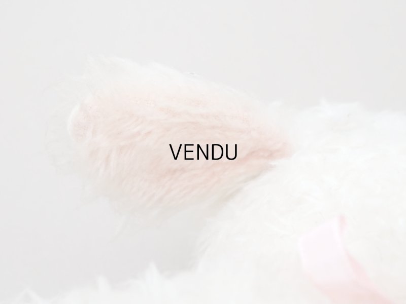 画像8: アンティーク 子羊のぬいぐるみ ブルーアイ