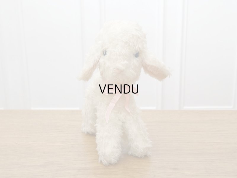 画像15: アンティーク 子羊のぬいぐるみ ブルーアイ