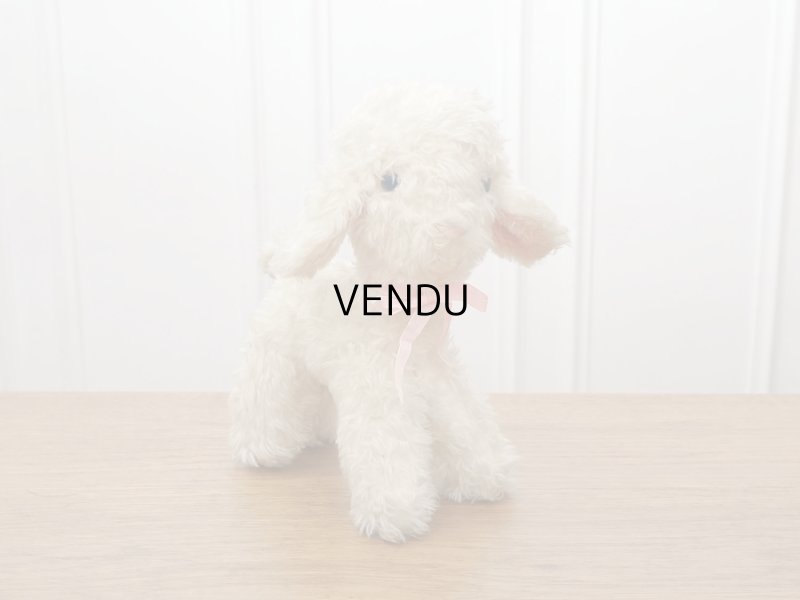 画像3: アンティーク 子羊のぬいぐるみ ブルーアイ