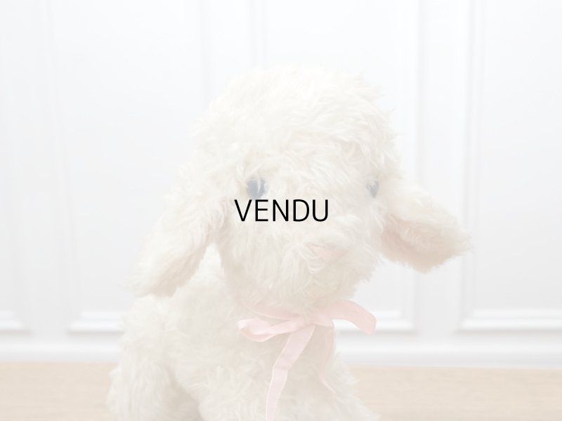 画像4: アンティーク 子羊のぬいぐるみ ブルーアイ