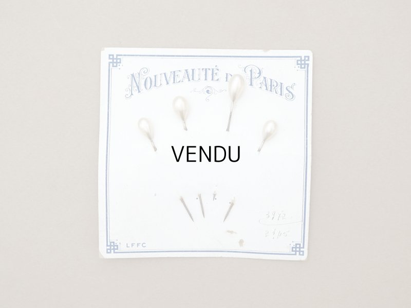 画像2: アンティーク パールのエパングルシート NOUVEAUTE DE PARIS