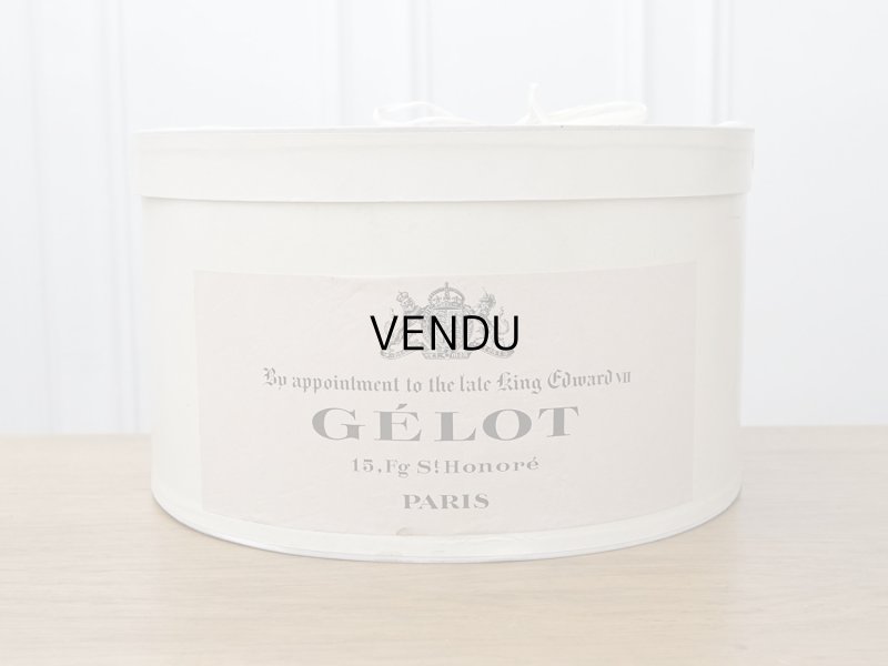 画像2: アンティーク ハットボックス - GELOT -