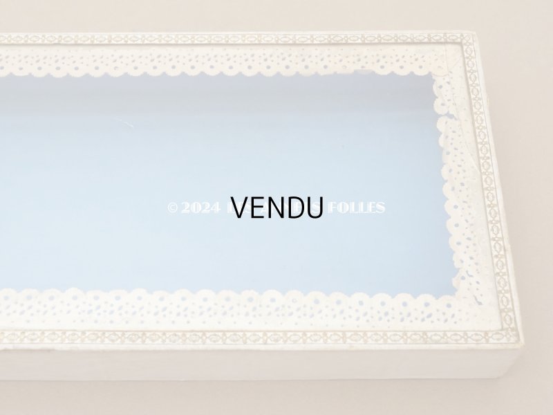 画像4: アンティーク プレザントワール 硝子の蓋のショーケース 初聖体の腕章入れ