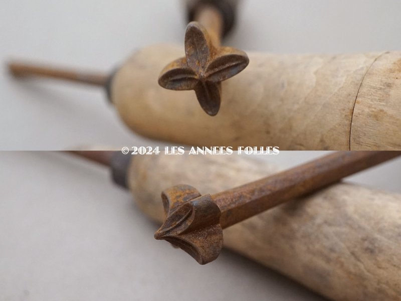 画像8: 19世紀末 アンティーク こて ライラックの花 造花用 布花制作用