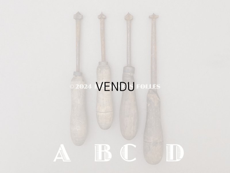 画像2: 19世紀末 アンティーク こて ライラックの花 造花用 布花制作用