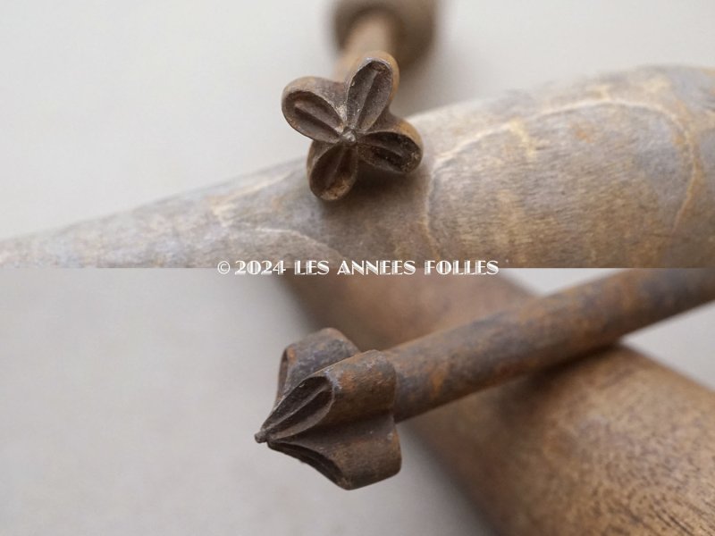 画像10: 19世紀末 アンティーク こて ライラックの花 造花用 布花制作用