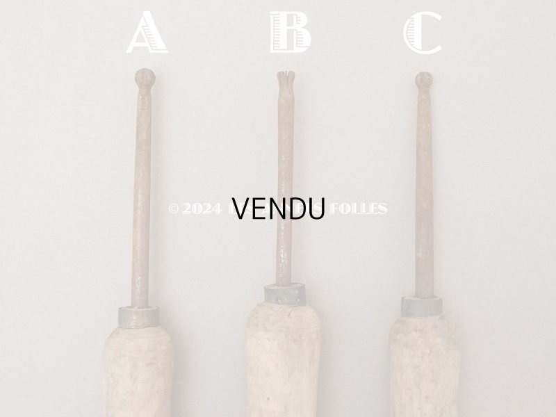 画像2: 19世紀末 アンティーク こて 造花用 布花制作用