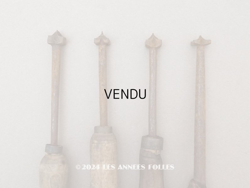 画像1: 19世紀末 アンティーク こて ライラックの花 造花用 布花制作用