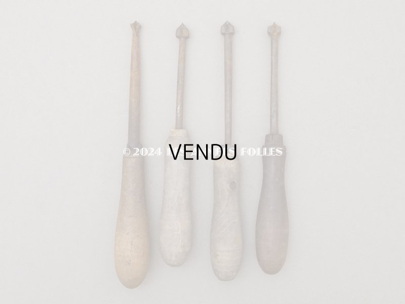 画像4: 19世紀末 アンティーク こて ライラックの花 造花用 布花制作用