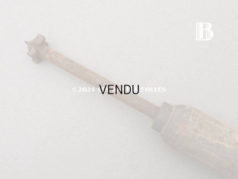 画像5: 19世紀末 アンティーク こて ライラックの花 造花用 布花制作用