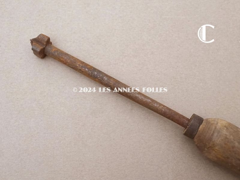 画像9: 19世紀末 アンティーク こて ライラックの花 造花用 布花制作用