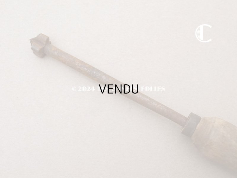 画像9: 19世紀末 アンティーク こて ライラックの花 造花用 布花制作用