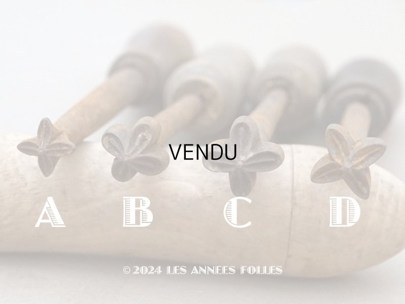 画像2: 19世紀末 アンティーク こて ライラックの花 造花用 布花制作用