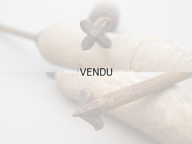 画像6: 19世紀末 アンティーク こて ライラックの花 造花用 布花制作用