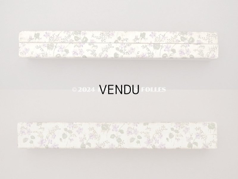 画像3: 1900年頃 アンティーク 菫 ファンのボックス