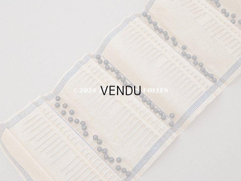 画像3: ＊蚤の市＊未使用 アンティーク エパングルシート 97ピース EPINGLES EMAIL AU TREFLE 