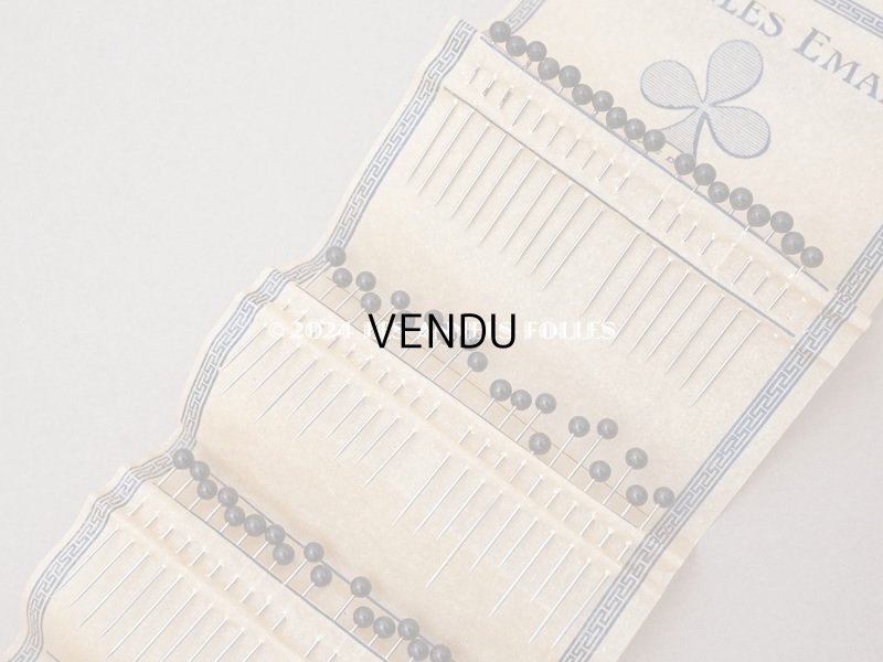 画像4: ＊蚤の市＊未使用 アンティーク エパングルシート 97ピース EPINGLES EMAIL AU TREFLE 