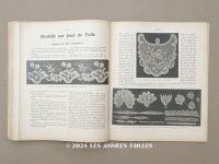 1900年発刊 アンティーク 刺繍とレースの本 BRODERIE & DENTELLE LECONS PRATIQUES PAR COUSINE CLAIRE - FRANCOIS TEDESCO, EDITEUR PARIS-