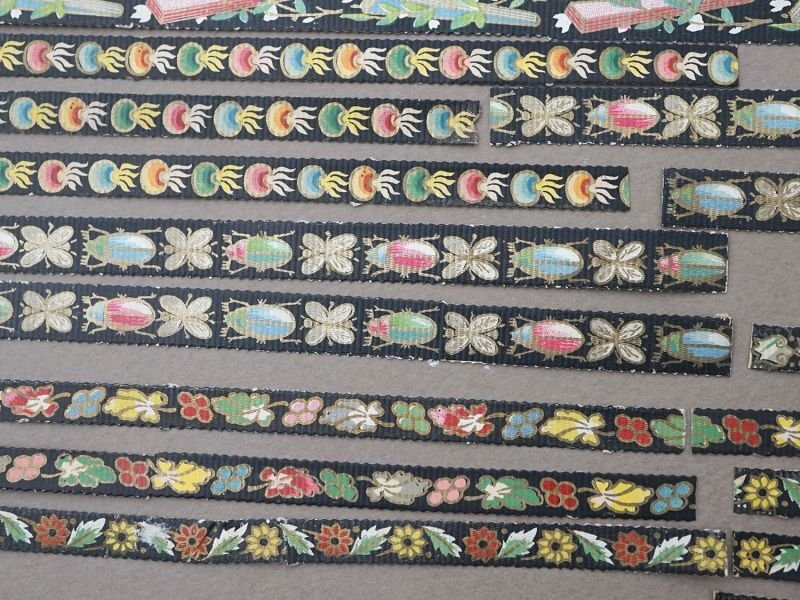 画像6: アンティーク *蚤の市セット* ダイカットクロモのセット ブラック