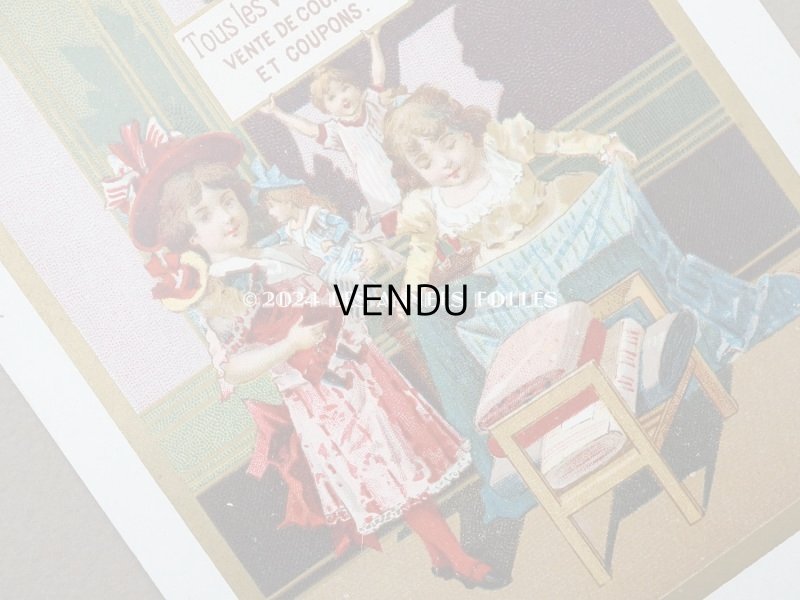 画像2: アンティーク クロモ - AU BON MARCHE -