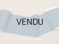 1900年頃 アンティーク 幅広 リボン スモーキーブルーグリーン 2.3m 13.3cm幅