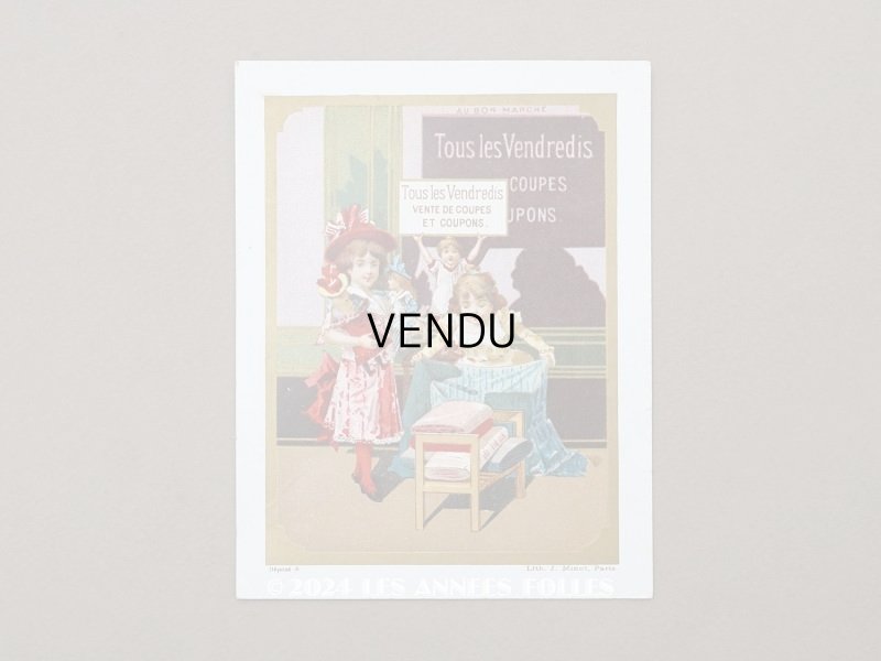 画像1: アンティーク クロモ - AU BON MARCHE -