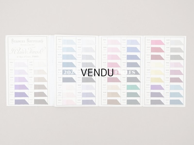 画像5: 1917年 アンティーク  シルク生地のサンプラー  