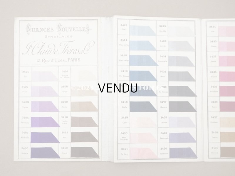 画像6: 1917年 アンティーク  シルク生地のサンプラー  