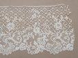 画像13: アンティーク 幅広 ニードルレース＆ボビンレースのボーダー 131cm 18.9cm幅