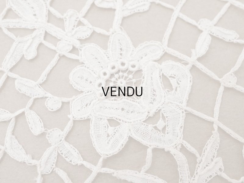 画像6: アンティーク 幅広 ニードルレース＆ボビンレースのボーダー 131cm 18.9cm幅