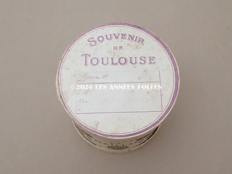 画像7: アンティーク 菫の郵送用ボックス 紙箱 VIOLETTES DE TOULOUSE 