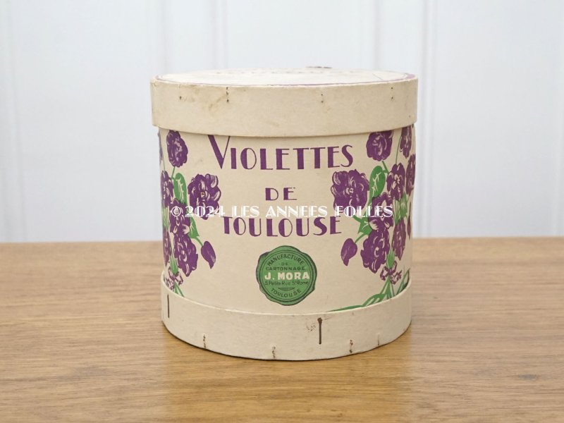 画像3: アンティーク 菫の郵送用ボックス 紙箱 VIOLETTES DE TOULOUSE 