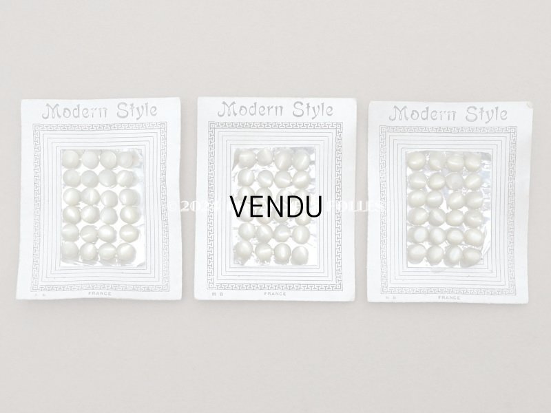 画像2: アンティーク マザーオブパール製 極小 ボタン 5mm 24ピース シェルボタン 枯草色（淡いカーキ)