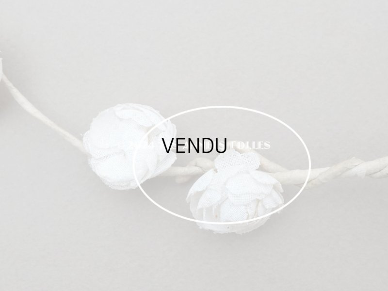 画像5: 【セール対象外】アンティーク 薔薇の布花のティアラ 花冠 初聖体