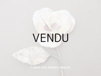 ＊蚤の市＊アンティーク パンジーの布花 ホワイトベージュ